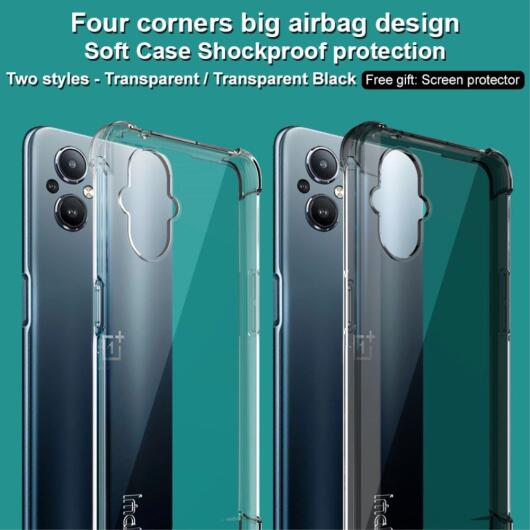 IMAK Oppo Reno 8 Lite Hoesje + Screen Protector Transparant afbeelding 4