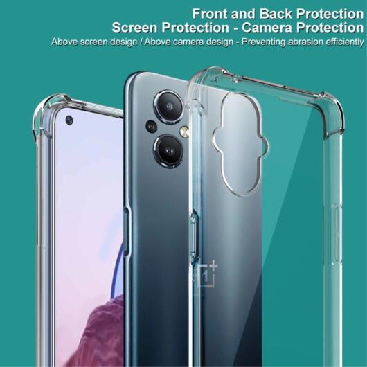 IMAK Oppo Reno 8 Lite Hoesje + Screen Protector Transparant afbeelding 6