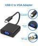 USB Type-C naar VGA Kabel Adapter Zwart