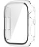 Apple Watch 7/8/9 45MM Hoesje met Tempered Glass - TPU - Zwart/Transparant