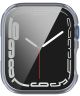 Apple Watch 7/8/9 45MM Hoesje met Tempered Glass - TPU - Zwart/Transparant