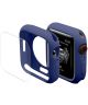 Apple Watch Series 7 / 8 / 9 45MM Hoesje TPU + Screen Protector Blauw
