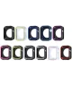 Apple Watch Series 7/8/9 45MM Case - Schokbestendig - Siliconen - Zwart Blauw