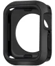 Apple Watch 38MM Hoesje Schokbestendig Siliconen Cover Zwart