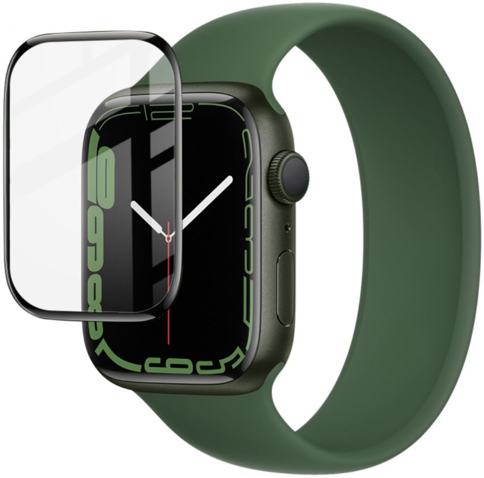 IMAK - Apple Watch Series 7 / 8 / 9 45MM Screen Protector - PMMA afbeelding 4