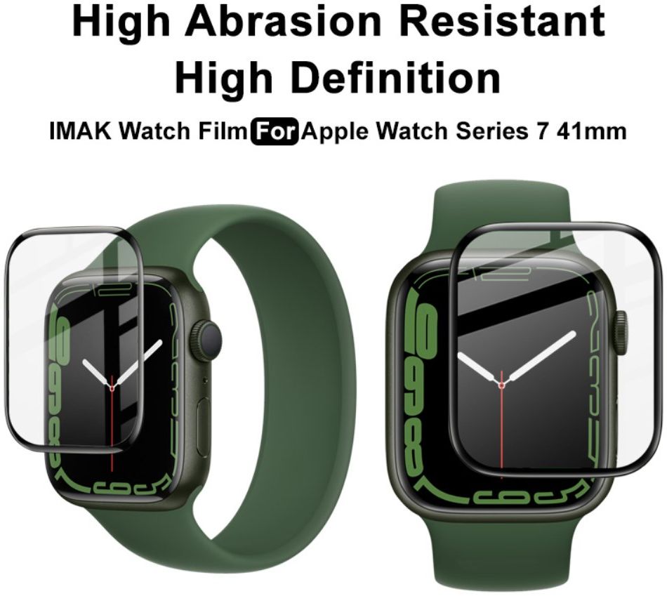 IMAK - Screen Protector Apple Watch Series 7 / 8 / 9 41mm - PMMA afbeelding 5