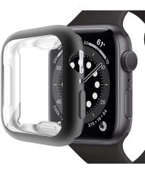 Apple Watch Series 7 41MM Hoesje TPU met Screenprotector Zwart