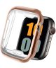Apple Watch Series 7/8/9 41MM Hoesje TPU met Screenprotector Rosé Goud