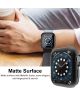 Apple Watch Series 7 / 8 / 9 45MM Hoesje TPU met Screenprotector Zwart