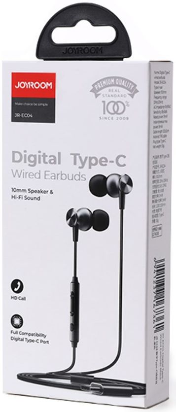 JOYROOM JR-EC04 Type-C In-Ear Headphone Zilver afbeelding 8
