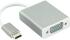 USB Type-C naar VGA Kabel Adapter Zilver afbeelding 1