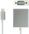 USB Type-C naar VGA Kabel Adapter Zilver afbeelding 3