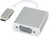 USB Type-C naar VGA Kabel Adapter Zilver afbeelding 4