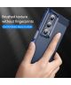 Motorola Edge 20 Hoesje Geborsteld TPU Back Cover Flexibel Blauw
