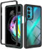 Motorola Edge 20 Hoesje Volledig Schokbestendig Hybride Cover Zwart afbeelding 1