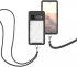 Google Pixel 6 Pro Hoesje met Koord TPU Back Cover Keycord Zwart afbeelding 3
