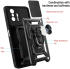 Xiaomi Mi 11T / 11T Pro Hoesje Camera Slider en Kickstand Ring Blauw afbeelding 5