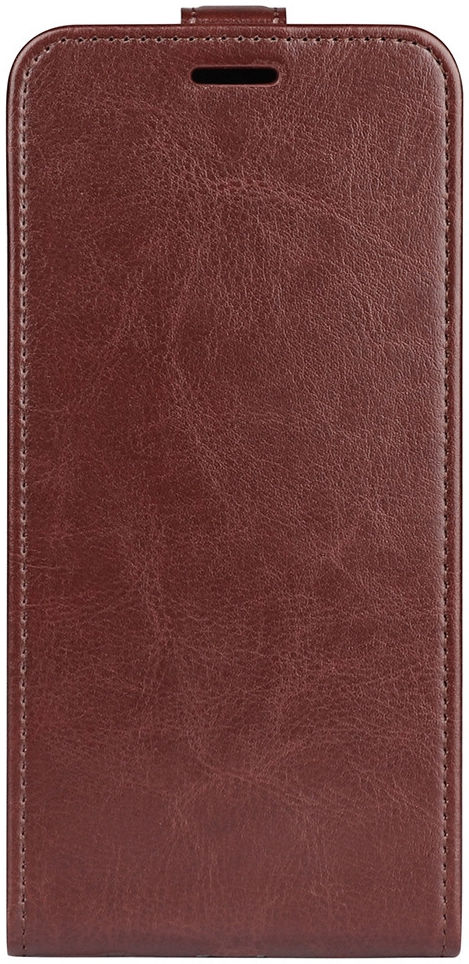 Samsung Galaxy A33 Hoesje Verticale Flip Wallet Case Bruin afbeelding 2