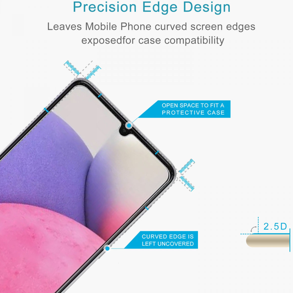 Samsung Galaxy A33 Screen Protector 9H Tempered Glass 0.26mm afbeelding 3