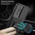 Samsung Galaxy A33 Hoesje met Camera Slider en Kickstand Ring Blauw afbeelding 6