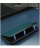Samsung Galaxy M52 5G Hoesje Book Case met Side Display en Stand Zwart