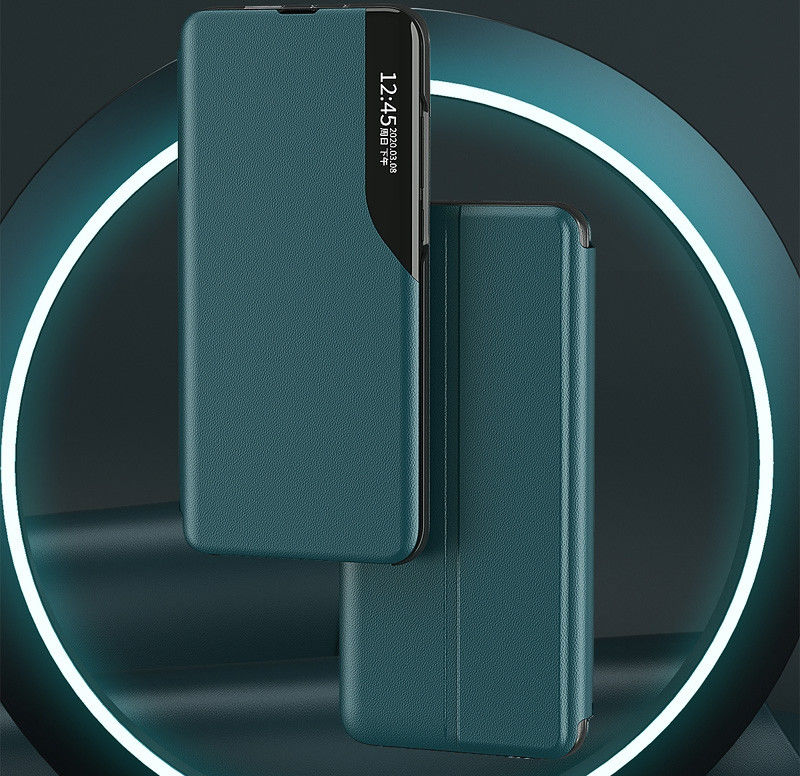 Samsung Galaxy M52 5G Hoesje Book Case met Side Display en Stand Zwart afbeelding 5