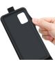Samsung Galaxy A53 Hoesje Verticale Flip Wallet Case Zwart