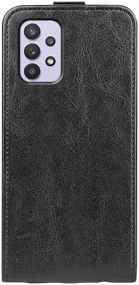 Samsung Galaxy A53 Hoesje Verticale Flip Wallet Case Zwart afbeelding 3