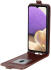 Samsung Galaxy A53 Hoesje Verticale Flip Wallet Case Bruin afbeelding 1