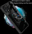 Samsung Galaxy A53 Hoesje Kickstand Ring Back Cover Transparant/Rood afbeelding 6