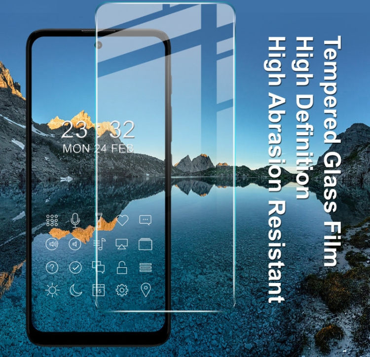 IMAK H Series Motorola Moto E40 Screenprotector Tempered Glass afbeelding 4