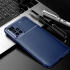 Xiaomi Redmi 10 Hoesje Siliconen Carbon TPU Back Cover Blauw afbeelding 2