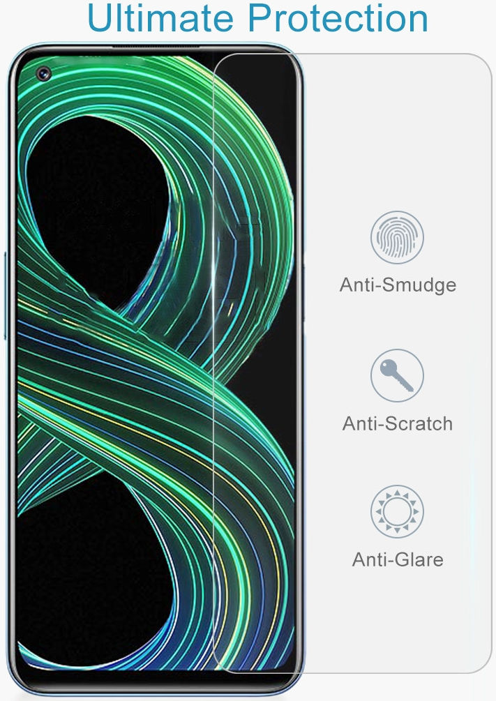 Realme 8 5G Screenprotector 9H Tempered Glass afbeelding 2