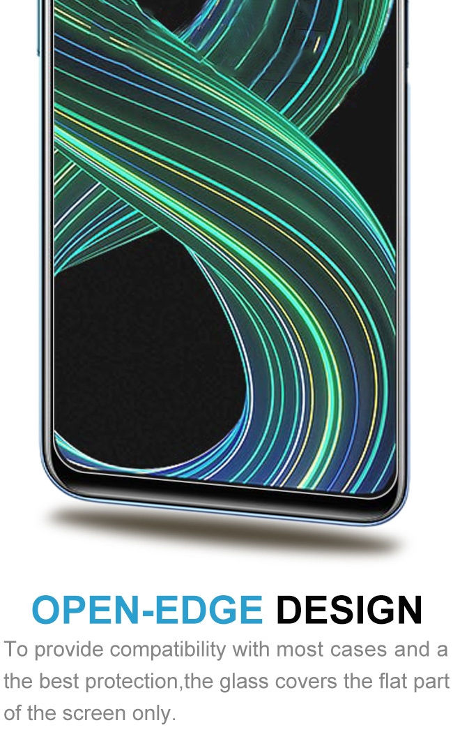 Realme 8 5G Screenprotector 9H Tempered Glass afbeelding 6