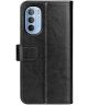 Motorola Moto G31 / G41 Hoesje Portemonnee Wallet Book Case Zwart