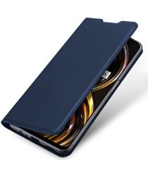 Dux Ducis Skin Pro Series Case Realme 8i Hoesje Wallet Book Case Blauw