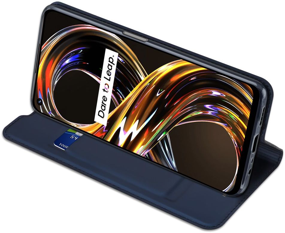 Dux Ducis Skin Pro Series Case Realme 8i Hoesje Wallet Book Case Blauw afbeelding 8