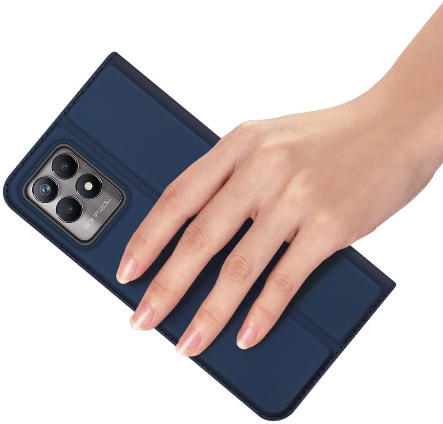 Dux Ducis Skin Pro Series Case Realme 8i Hoesje Wallet Book Case Blauw afbeelding 4