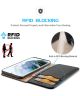 Dux Ducis Hivo Samsung Galaxy S22 Ultra Hoesje RFID Book Case Zwart