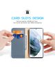 Dux Ducis Hivo Samsung Galaxy S22 Ultra Hoesje RFID Book Case Blauw