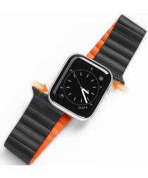 Dux Ducis Apple Watch 1-9/SE 38/40/41MM Bandje Magneetsluiting Zwart