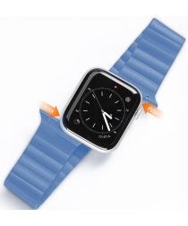 Dux Ducis Apple Watch 38MM / 40MM / 41MM Bandje Magneetsluiting Blauw