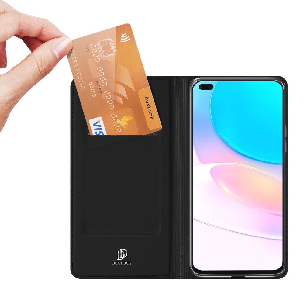 Dux Ducis Skin Pro Series Honor 50 Lite Hoesje Wallet Book Case Zwart afbeelding 2