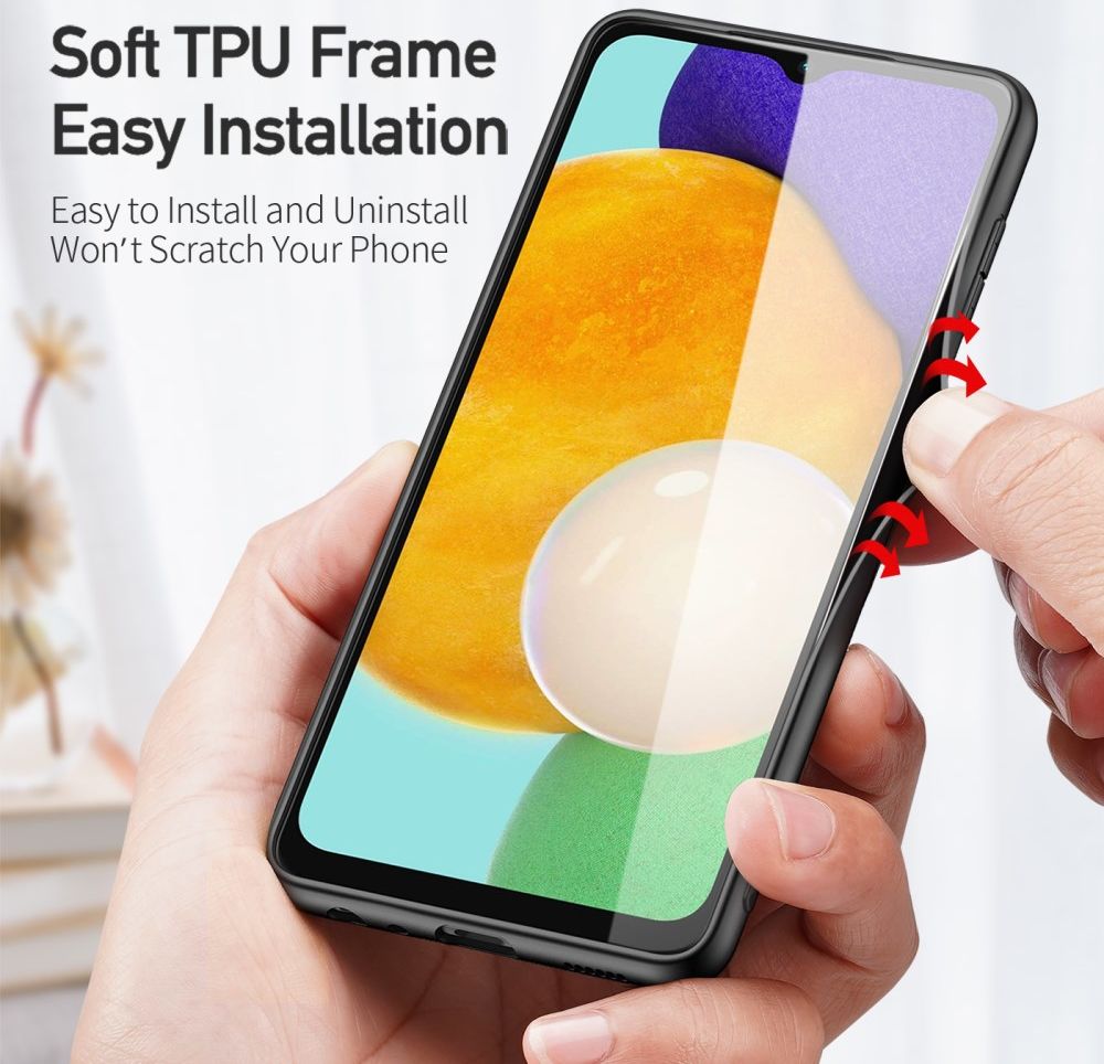 Dux Ducis Fino Series Samsung Galaxy A13 4G Hoesje Back Cover Blauw afbeelding 3