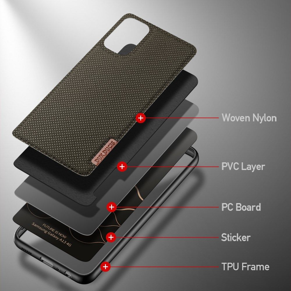 Dux Ducis Fino Series Samsung Galaxy A13 4G Hoesje Back Cover Groen afbeelding 4