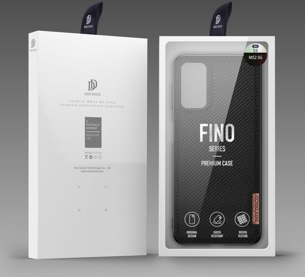 Dux Ducis Fino Series Samsung Galaxy M52 Hoesje Back Cover Zwart afbeelding 8