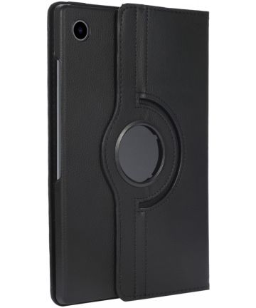 Samsung Galaxy Tab A8 Hoes 360 Graden Draaibare Book Case Zwart Hoesjes