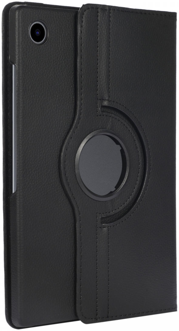 Samsung Galaxy Tab A8 Hoes 360 Graden Draaibare Book Case Zwart afbeelding 1