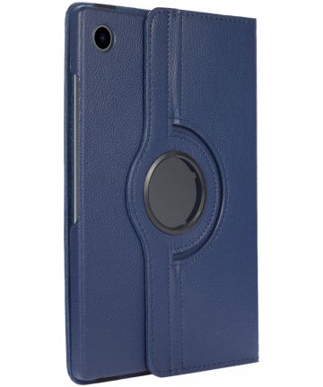 Samsung Galaxy Tab A8 Hoes 360 Graden Draaibare Book Case Blauw Hoesjes