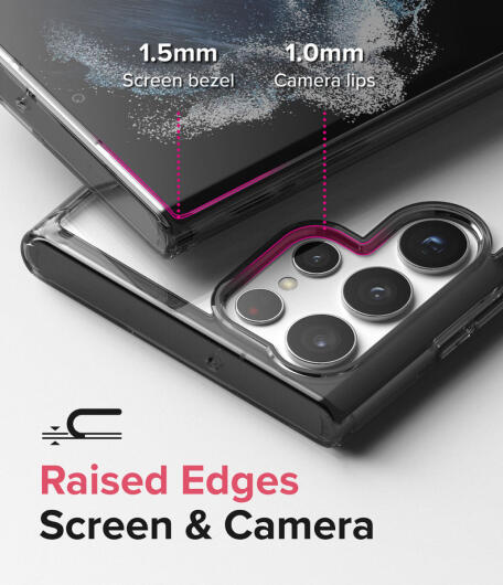Ringke Fusion Samsung Galaxy S22 Ultra Hoesje Matte Transparant afbeelding 5